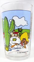 Looney Tunes - Verre à Moutarde Amora - Speedy Gonzales, Daffy Duck et le cactus