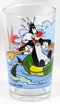 Looney Tunes - Verre � Moutarde Amora - Titi, Grosminet et les requins