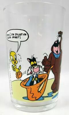 Looney Tunes - Verre � Moutarde Amora - Titi et Grosminet : le saxophone de Spike