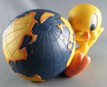 Looney Tunes - Warner Resin Coin Bank - Tweety and the World Ball