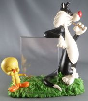 Looney Tunes - Warner Resin Pictures Holder - Tweety and Sylvestre