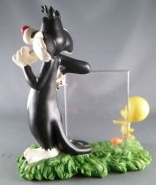 Looney Tunes - Warner Resin Pictures Holder - Tweety and Sylvestre