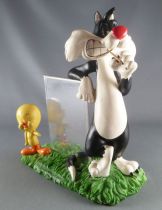 Looney Tunes - Warner Resin Pictures Holder - Tweety and Sylvestre