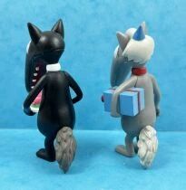 Loup (Editions Auzou) - Figurines PVC - Loup et Louve invités à l\'anniversaire
