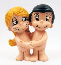Love is... - Figurine PVC Maia Borges - Le couple enlacé - Minikim Caribbean 1988