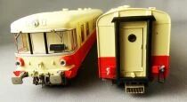 L.S. Models 10 060S Ho Sncf Coffret Autorail EAD X4300 & Remorque XR8500 DC Sound Proche Neuve Boit