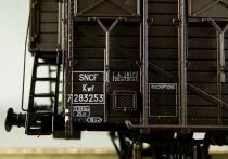 Ls Models 30 369 Ho Sncf Ocem 19 Covered Wagon with Braksman\'s Cab Kwf Brown Area IIIb MIB