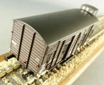 Ls Models 30 369 Ho Sncf Ocem 19 Covered Wagon with Braksman\'s Cab Kwf Brown Area IIIb MIB