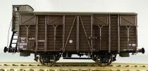 Ls Models 30 369 Sncf Wagon Couvert Ocem 19 Kwf avec Gu&eacute;rite Brun Epoque IIIb Neuf Boite