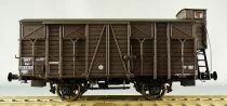 Ls Models 30 369 Sncf Wagon Couvert Ocem 19 Kwf avec Gu&eacute;rite Brun Epoque IIIb Neuf Boite