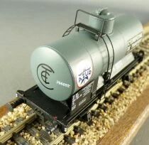 Ls Models 30 451 Ho Sncf Azur-Cet Ocem Tank 19 Wagon Uh Grey without Gateway Era IVA MIB
