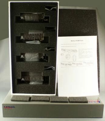 Ls Models 30250 Sncf Coffret 4 Wagons Tombereau Ocem 19/29 Epoque IIIa Neuf Boite