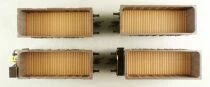 Ls Models 30250 Sncf Coffret 4 Wagons Tombereau Ocem 19/29 Epoque IIIa Neuf Boite