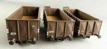 Ls Models 30254 Ho Sncf Set of 3 Dump Wagons Ocem 19/29 Era IIIb Mint in Box