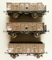 Ls Models 30254 Sncf Coffret 3 Wagons Tombereau Ocem 19/29 Epoque IIIb Neuf Boite