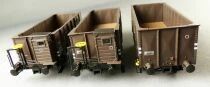 Ls Models 30254 Sncf Coffret 3 Wagons Tombereau Ocem 19/29 Epoque IIIb Neuf Boite