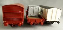 Ls Models 30259 Ho Sncf Set of 3 Wagons Ocem 19/29 Isotherm Flat Covered Era IV Mint in Box
