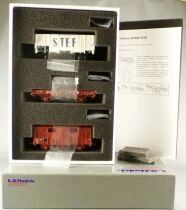 Ls Models 30259 Sncf Coffret 3 Wagons Ocem 19/29 Isotherme Plat Couvert Epoque IV Neuf Boite