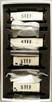 Ls Models 30395 Ho Sncf Set of 4 Refrigerated Wagons Ocem 19/29 Standard Stef  Aera IIIa Mint in Box
