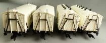 Ls Models 30395 Ho Sncf Set of 4 Refrigerated Wagons Ocem 19/29 Standard Stef  Aera IIIa Mint in Box