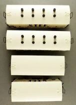 Ls Models 30395 Ho Sncf Set of 4 Refrigerated Wagons Ocem 19/29 Standard Stef  Aera IIIa Mint in Box
