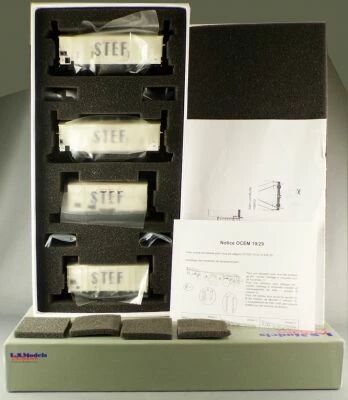 Ls Models 30395 Sncf Coffret 4 Wagons Frigorifique Ocem 19/29 Standard Stef Epoque IIIa Neuf Boite