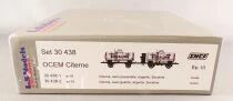 Ls Models 30438 Ho Sncf Set of 2 Wagons Ocem Tank Socaline Era III Mint in Box