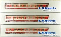  Ls Models 40091 Ho Sncf 3 x Grand Confort A8u A8tu A3rtu Coachs Origin Version Era IV Mint in Box