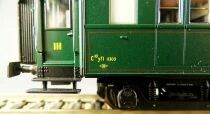 Ls Models 40200 Ho P.O. Midi Set of 3 Coachs Ocem Smooth Sides Era IIIa Mint in Box