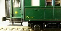 Ls Models 40200 Ho P.O. Midi Set of 3 Coachs Ocem Smooth Sides Era IIIa Mint in Box
