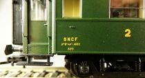 Ls Models 40207 Ho Sncf Coffret 3 Voitures Ocem Parois Lisses Epoque IIIa Neuve Boite