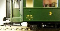 Ls Models 40207 Ho Sncf Coffret 3 Voitures Ocem Parois Lisses Epoque IIIa Neuve Boite
