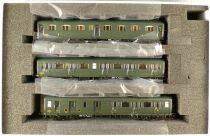  Ls Models 40323.1 Ho Sncf Set of 3 Coachs Express Nord Era IIIb Lighting Boxed