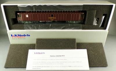 Ls Models 40432 Ho Sncf Voiture Ocem PTT PEz Brun Y24 Marquages Postes Epoque IV Neuve B