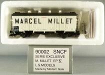 Ls Models 90002 Ho Sncf Refrigerated Wagon Is White Marcel Millet 21 87 082 2 144-3  Aera IV Boxed