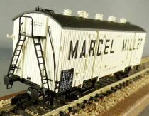 Ls Models 90002 Ho Sncf Refrigerated Wagon Is White Marcel Millet 21 87 082 2 144-3  Aera IV Boxed