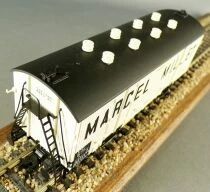 Ls Models 90002 Ho Sncf Refrigerated Wagon Is White Marcel Millet 21 87 082 2 144-3  Aera IV Boxed