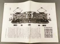 LSL Kit 9090 Ho P.O.Loco Electrique 2BB2 2D2 Ganz E 401 Kit Laiton Assembl&eacute; Neuf Boite
