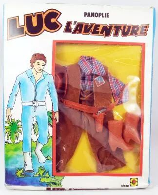 Luc l\'Aventure (Action Jackson) - Mego-Sitap - Panoplie Cow Boy (neuf en boite)