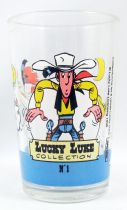 Lucky Luke - Amora Mustard Glass - Luke sleeping on Jolly Jumper