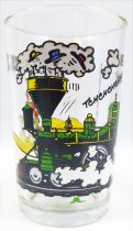 Lucky Luke - Amora Mustard Glass - Luke stops the train