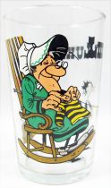 Lucky Luke - Amora Mustard Glass - Ma Dalton and the Buzzard