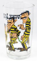 Lucky Luke - Amora Mustard Glass - Rantanplan loves Joe Dalton