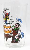 Lucky Luke - Amora Mustard Glass - The Dalton\'s birthday cake