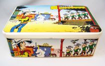 Lucky Luke - Boite à biscuit en métal Massily 1985 - Lucky Luke et les Daltons