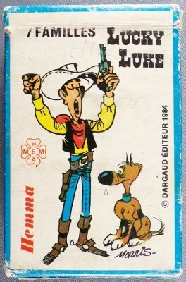 Lucky Luke - Cards Game Happy Families - 1984 Hemma