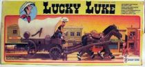 Lucky Luke - Ceji  - Mint in box Covered wagon battery operated