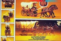 Lucky Luke - Ceji  - Mint in box Covered wagon battery operated
