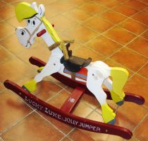 Lucky Luke - Cheval à bascule Jolly Jumper en bois - GyGy