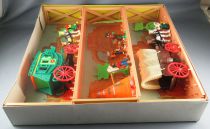 Lucky Luke - Comansi - City 3 Levels Diorama Box Covered Wagon & Stage Coach MIB Ref 715